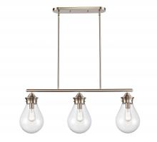 Innovations Lighting 414-3I-SN-8SDY - Genesis - 3 Light - 39 inch - Satin Nickel - Stem hung - Island Light