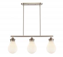 Innovations Lighting 414-3I-SN-8W - Genesis - 3 Light - 39 inch - Satin Nickel - Stem hung - Island Light