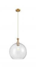 Innovations Lighting 415-1PR-BB-G124-14 - Astor - 1 Light - 14 inch - Brushed Brass - Cord hung - Pendant