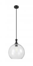 Innovations Lighting 415-1S-BK-G122-14 - Astor - 1 Light - 14 inch - Matte Black - Pendant
