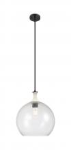 Innovations Lighting 415-1SR-BK-G124-14 - Astor - 1 Light - 14 inch - Matte Black - Pendant