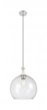 Innovations Lighting 415-1SR-SN-G124-14 - Astor - 1 Light - 14 inch - Brushed Satin Nickel - Pendant