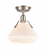 Innovations Lighting 422-1F-SN-G4221-10 - Luna - 1 Light - 11 inch - Satin Nickel - Flush Mount