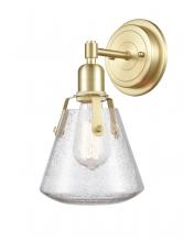 Innovations Lighting 422-1W-SB-7SDY - Luna - 1 Light - 7 inch - Satin Brass - Bath Vanity Light
