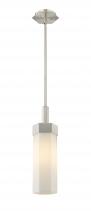 Innovations Lighting 427-1S-SN-G427-14WH - Claverack - 1 Light - 6 inch - Satin Nickel - Pendant
