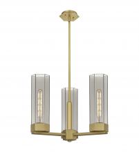 Innovations Lighting 427-3CR-BB-G427-14SM - Claverack - 3 Light - 22 inch - Brushed Brass - Pendant