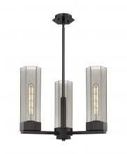 Innovations Lighting 427-3CR-BK-G427-14SM - Claverack - 3 Light - 22 inch - Matte Black - Pendant