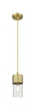 Innovations Lighting 428-1P-BB-G428-7CL - Bolivar - 1 Light - 5 inch - Brushed Brass - Pendant
