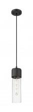 Innovations Lighting 428-1P-BK-G428-12SDY - Bolivar - 1 Light - 5 inch - Matte Black - Pendant