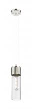 Innovations Lighting 428-1P-PN-G428-12CL - Bolivar - 1 Light - 5 inch - Polished Nickel - Pendant
