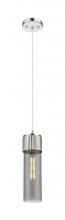 Innovations Lighting 428-1P-PN-G428-12SM - Bolivar - 1 Light - 5 inch - Polished Nickel - Pendant