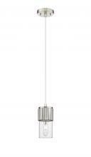 Innovations Lighting 428-1P-SN-G428-7CL - Bolivar - 1 Light - 5 inch - Satin Nickel - Pendant