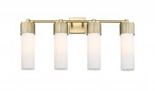 Innovations Lighting 428-4W-BB-G428-12WH - Bolivar - 4 Light - 31 inch - Brushed Brass - Bath Vanity Light