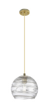 Innovations Lighting 434-1P-BB-G1213-8CL - Crown Point - 1 Light - 8 inch - Brushed Brass - Pendant