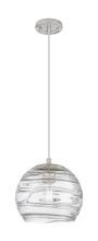 Innovations Lighting 434-1P-SN-G1213-8CL - Crown Point - 1 Light - 8 inch - Satin Nickel - Pendant