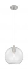 Innovations Lighting 434-1P-SN-G122-8 - Crown Point - 1 Light - 8 inch - Satin Nickel - Pendant