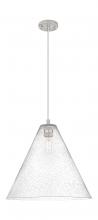 Innovations Lighting 434-1P-SN-GBC-164 - Crown Point - 1 Light - 16 inch - Satin Nickel - Pendant