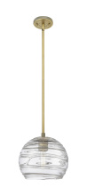 Innovations Lighting 434-1S-BB-G1213-8CL - Crown Point - 1 Light - 8 inch - Brushed Brass - Pendant