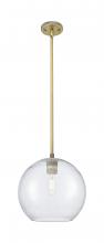 Innovations Lighting 434-1S-BB-G124-12 - Crown Point - 1 Light - 12 inch - Brushed Brass - Pendant