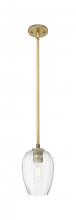 Innovations Lighting 434-1S-BB-G457-6CL - Preston Flute - 1 Light - 6 inch - Brushed Brass - Pendant