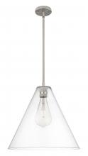 Innovations Lighting 434-1S-SN-GBC-162 - Crown Point - 1 Light - 16 inch - Satin Nickel - Pendant