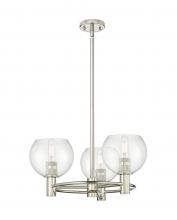 Innovations Lighting 434-3CR-PN-G122-6 - Crown Point - 3 Light - 20 inch - Polished Nickel - Pendant