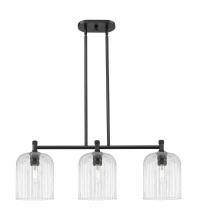 Innovations Lighting 434-3I-BK-G559-8CL - Crown Point - 3 Light - 31 inch - Matte Black - Island Light