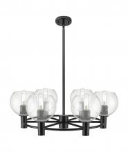 Innovations Lighting 434-6CR-BK-G122-6 - Crown Point - 6 Light - 26 inch - Matte Black - Chandelier