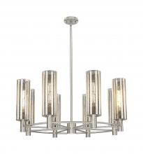 Innovations Lighting 434-8CR-SN-G434-12ME - Crown Point - 8 Light - 32 inch - Satin Nickel - Chandelier