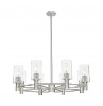Innovations Lighting 434-8CR-SN-G434-7CL - Crown Point - 8 Light - 32 inch - Satin Nickel - Chandelier
