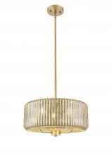 Innovations Lighting 436-3S-BB-G436-16ME - Windsor - 3 Light - 16 inch - Brushed Brass - Stem hung - Pendant