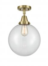 Innovations Lighting 447-1C-AB-G202-10 - Beacon - 1 Light - 10 inch - Antique Brass - Semi-Flush Mount