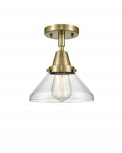 Innovations Lighting 447-1C-AB-G4472 - Caden - 1 Light - 8 inch - Antique Brass - Semi-Flush Mount