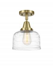 Innovations Lighting 447-1C-AB-G713-LED - Bell - 1 Light - 8 inch - Antique Brass - Semi-Flush Mount