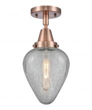 Innovations Lighting 447-1C-AC-G165 - Geneseo - 1 Light - 7 inch - Antique Copper - Semi-Flush Mount