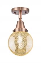 Innovations Lighting 447-1C-AC-G208-6 - Beacon - 1 Light - 6 inch - Antique Copper - Semi-Flush Mount