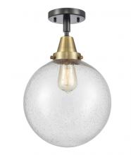 Innovations Lighting 447-1C-BAB-G204-10 - Beacon - 1 Light - 10 inch - Black Antique Brass - Semi-Flush Mount