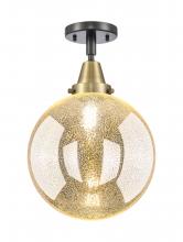 Innovations Lighting 447-1C-BAB-G208-10 - Beacon - 1 Light - 10 inch - Black Antique Brass - Semi-Flush Mount