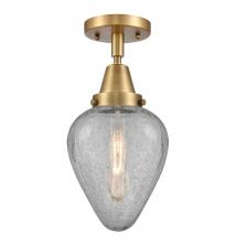 Innovations Lighting 447-1C-BB-G165 - Geneseo - 1 Light - 7 inch - Brushed Brass - Semi-Flush Mount