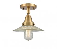 Innovations Lighting 447-1C-BB-G2 - Halophane - 1 Light - 9 inch - Brushed Brass - Semi-Flush Mount