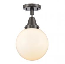 Innovations Lighting 447-1C-OB-G201-8 - Beacon - 1 Light - 8 inch - Oil Rubbed Bronze - Semi-Flush Mount