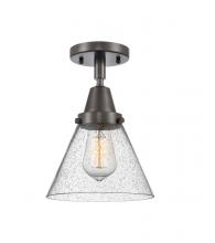 Innovations Lighting 447-1C-OB-G44 - Cone - 1 Light - 8 inch - Oil Rubbed Bronze - Semi-Flush Mount