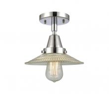 Innovations Lighting 447-1C-PC-G2 - Halophane - 1 Light - 9 inch - Polished Chrome - Semi-Flush Mount