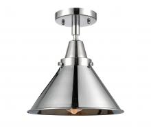 Innovations Lighting 447-1C-PC-M10-PC - Briarcliff - 1 Light - 10 inch - Polished Chrome - Semi-Flush Mount