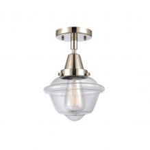 Innovations Lighting 447-1C-PN-G532 - Oxford - 1 Light - 8 inch - Polished Nickel - Semi-Flush Mount