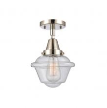 Innovations Lighting 447-1C-PN-G534 - Oxford - 1 Light - 8 inch - Polished Nickel - Semi-Flush Mount