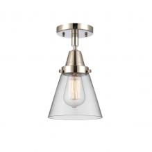 Innovations Lighting 447-1C-PN-G62 - Cone - 1 Light - 6 inch - Polished Nickel - Semi-Flush Mount