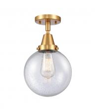 Innovations Lighting 447-1C-SG-G204-8 - Beacon - 1 Light - 8 inch - Satin Gold - Semi-Flush Mount
