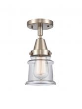 Innovations Lighting 447-1C-SN-G182S - Canton - 1 Light - 6 inch - Brushed Satin Nickel - Semi-Flush Mount