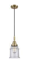 Innovations Lighting 447-1P-AB-G184 - Canton - 1 Light - 7 inch - Antique Brass - Mini Pendant